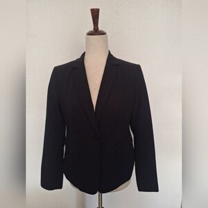 Liz Claiborne Black Blazer Tailored Suit Jacket